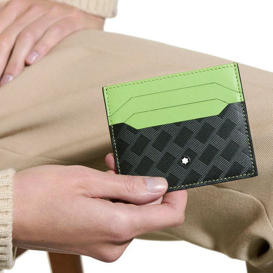Montblanc Card Holder 6 Compartments Extreme 3.0 Black/Lime 199418