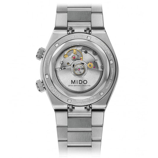 Mido Multifort 8 Two Crowns Watch 38.4 x 40mm Grey Automatic Steel M047.507.11.081.00