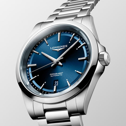Longines Conquest 2023 Watch 41mm Blue Automatic Steel L3.830.4.92.6