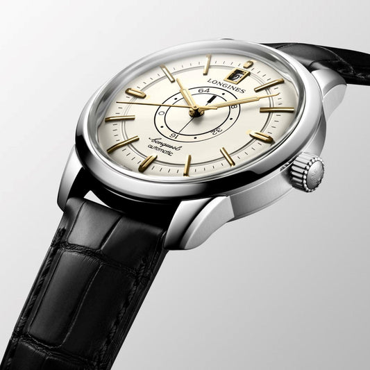 Longines Conquest Heritage Central Power Reserve 38mm Champagne Automatic Steel L1.648.4.78.2