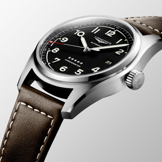 Longines Longines Spirit 40mm Black Automatic Steel Watch L3.810.4.53.0