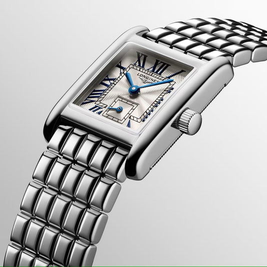 Longines Mini Dolcevita watch 21.5x29mm silver quartz steel L5.200.4.71.6