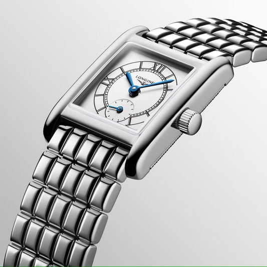 Longines Mini Turtleneck watch 21.5x29mm silver quartz steel L5.200.4.75.6