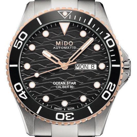 Mido watch Mido Ocean Star caliber 80 42mm black automatic steel M042.430.21.051.00