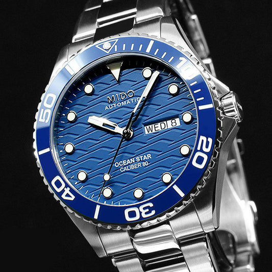 Mido watch Ocean Star 200C 42mm blue automatic steel M042.430.11.041.00