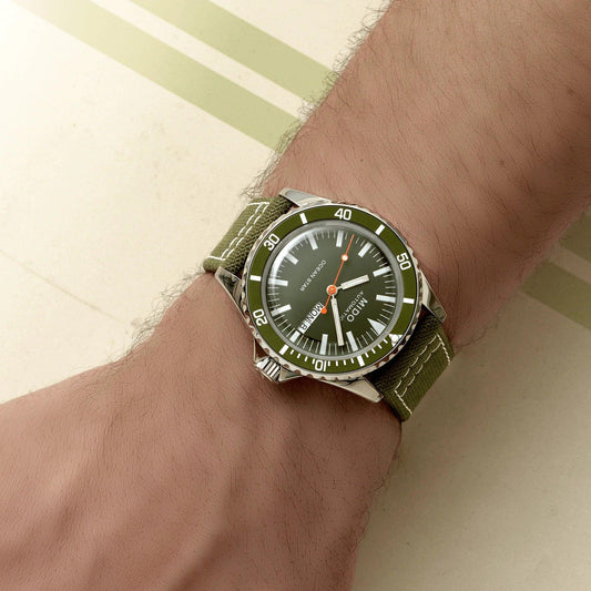 Mido watch Ocean Star Tribute 40,5mm green automatic steel M026.830.18.091.00