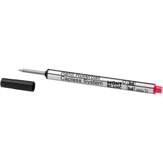 Montblanc 1 refill for rollerball system without cap medium red Modena tip M 124518