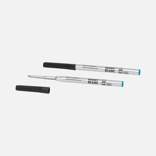 Montblanc 2 Ballpoint Pen Refills (M) Barbados Blue 128219