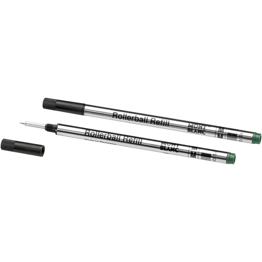 Montblanc 2 Rollerball Pen Refills M Nib Irish Green 128235