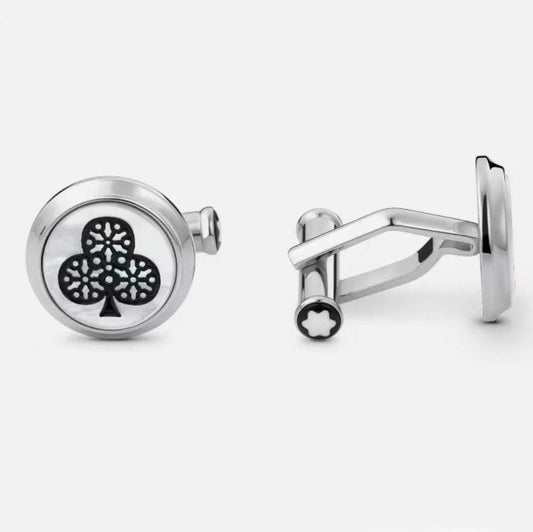 Montblanc Meisterstück Around the World in 80 Days Cufflinks Ace of Spades and Ace of Diamonds 128387