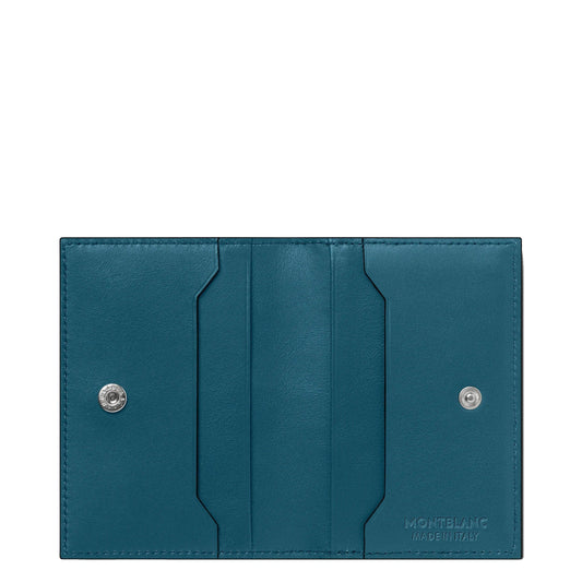 Montblanc 4-Compartment Card Holder Meisterstück Selection Soft Petrol 131258