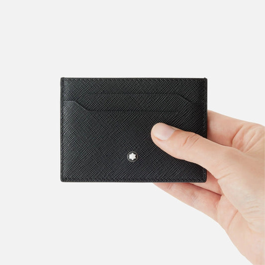 Montblanc Credit Card Holder 5 Compartments Montblanc Sartorial Black 130324