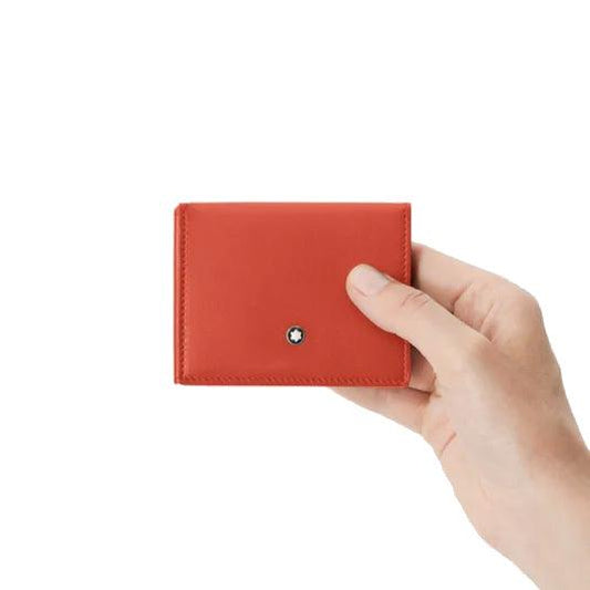 Montblanc Trio Soft Card Holder 4 Compartments Coral 198123