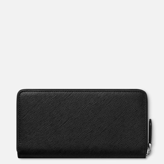 Montblanc Sartorial Black 12-Compartment Zip-Around Wallet 130319