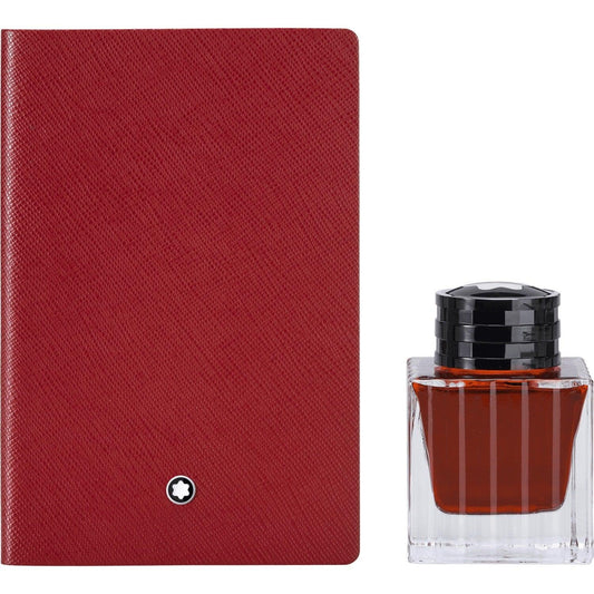 Montblanc Notebook Notebook Set 147 Lined and Ink Red ( Red ) 50 ml 117597