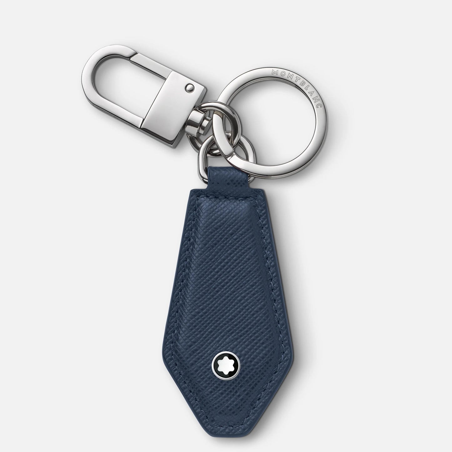 Montblanc Sartorial Ink Blue Diamond-Shaped Keychain 131739