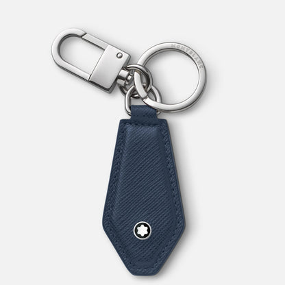 Montblanc Sartorial Ink Blue Diamond-Shaped Keychain 131739