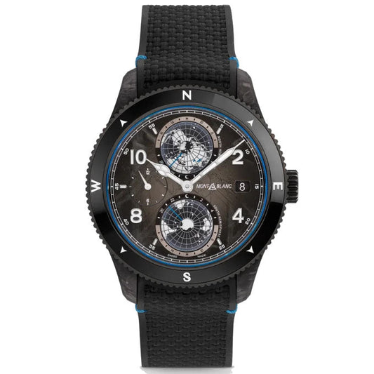 Montblanc Watch 1858 Geosphere Carbo₂ 0 Oxygen Limited Edition 1969 Pieces 43mm Black Automatic 132300