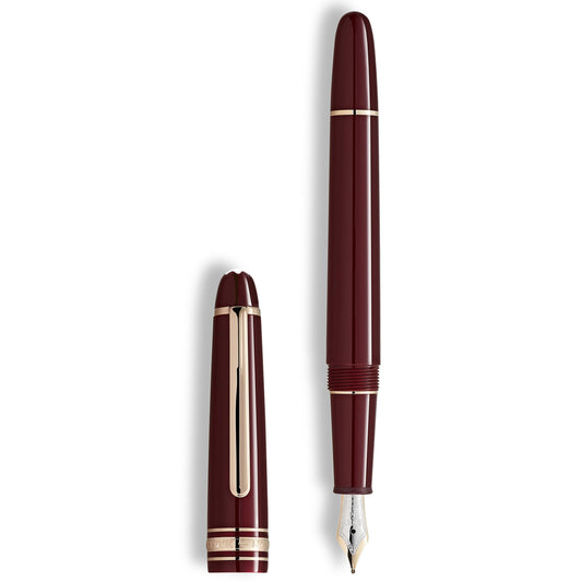 Montblanc Meisterstück burgundy classique fountain pen tip M 133014