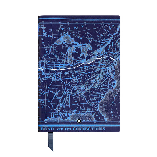 Montblanc #146 Lined Notebook Meisterstück Around the World in 80 Days Blue 134713