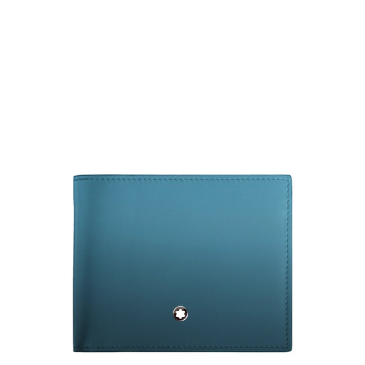 Montblanc Meisterstück Wallet 6 Compartments Gradient Smoked Blue 199266