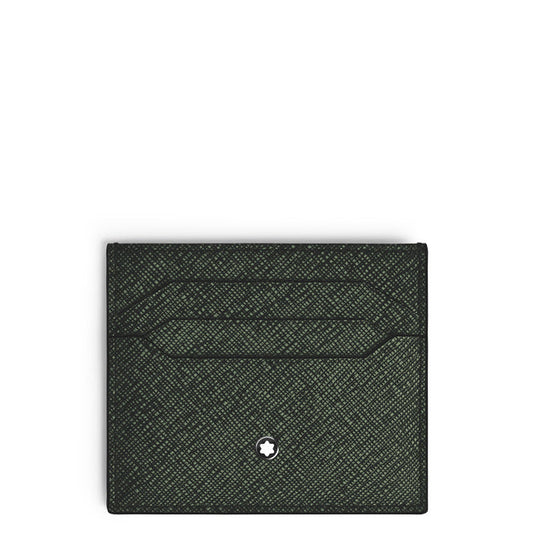 Montblanc Khaki Tweed 6 Pocket Card Holder 220390