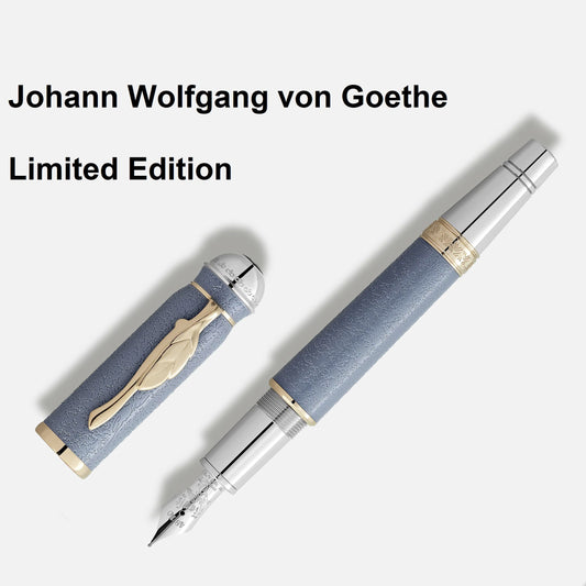 Montblanc Fountain Pen Writers Edition Homage to Johann Wolfgahg Von Goethe Limited Edition Tip M 131436
