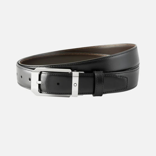 Montblanc Reversible Leather Belt Black/Brown 30 mm 116579