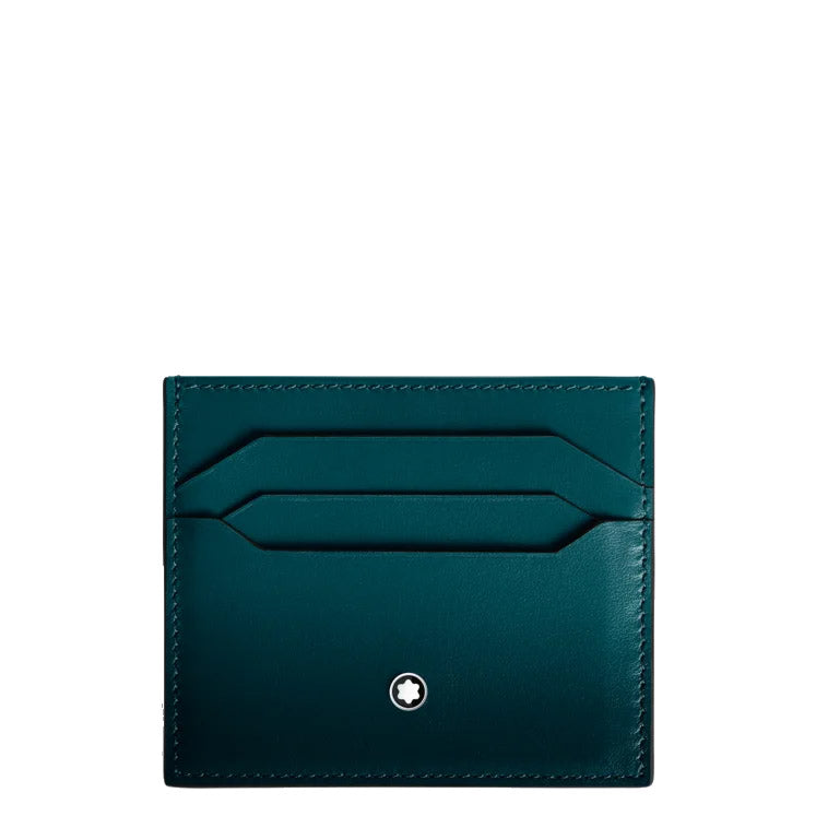 Montblanc card holder 6 compartments Meisterstück cyprus blue 198804