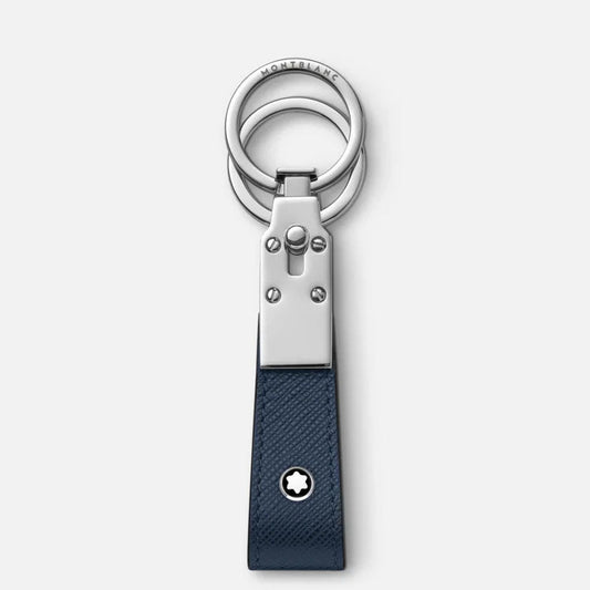 Montblanc Sartorial key fob with ink blue loop 131735
