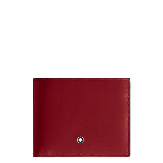 Montblanc 6cc Meisterstück Wallet Dark Rust 198805