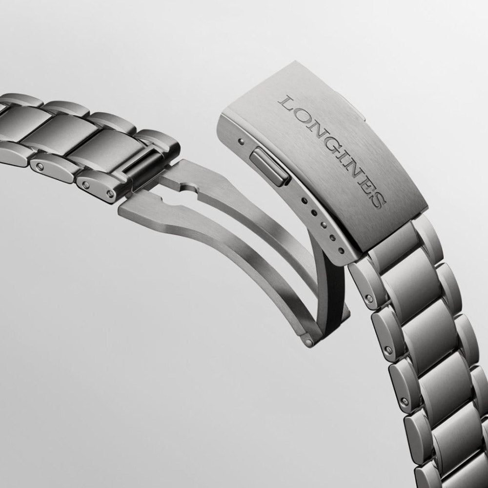 Longines Spirit Zulu Time 39mm Anthracite Automatic Titanium L3.802.1.53.6