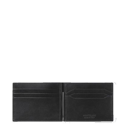 Montblanc Meisterstück 6cc Wallet with Money Clip Black 198313