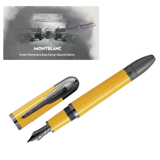 Montblanc Great Characters Enzo Ferrari Special Edition Fountain Pen Yellow Modena 130661