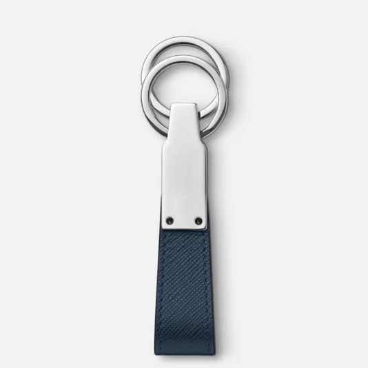 Montblanc Sartorial key fob with ink blue loop 131735