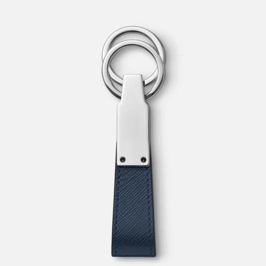 Montblanc Sartorial key fob with ink blue loop 131735