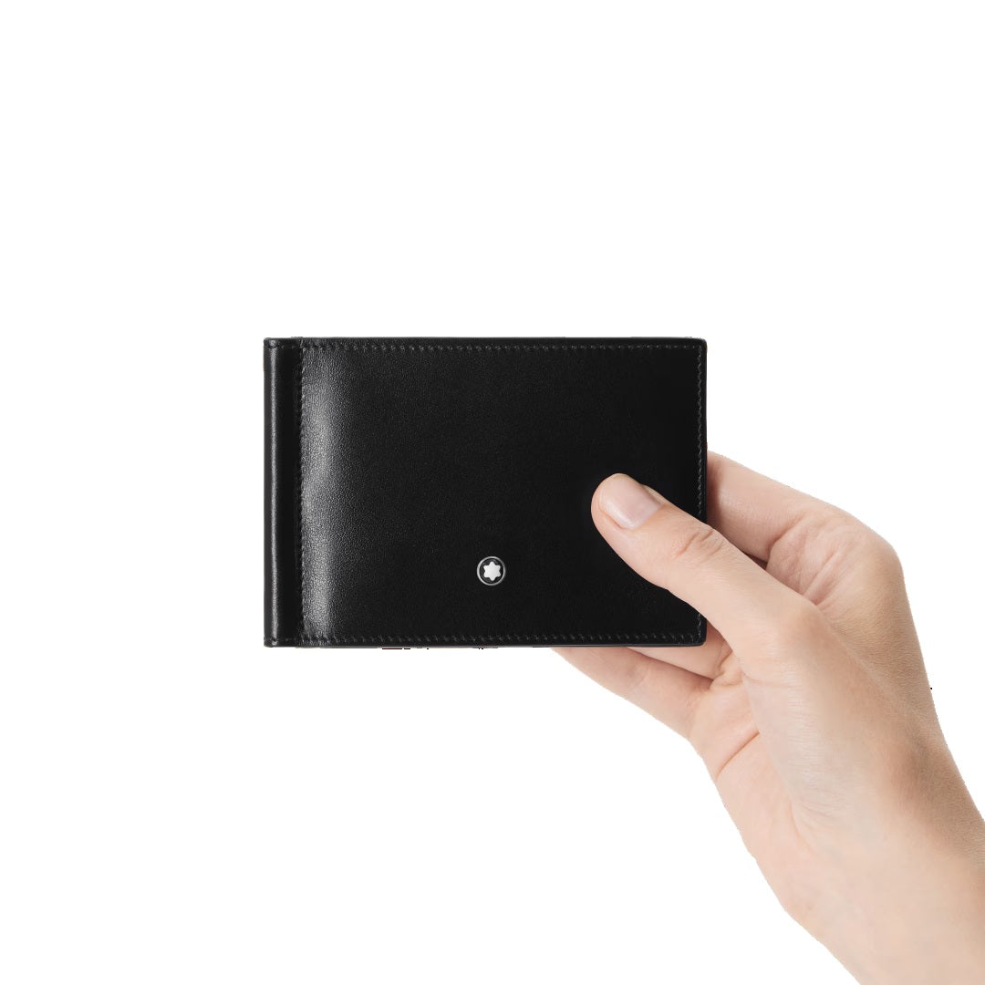 Montblanc Meisterstück 6cc Wallet with Money Clip Black 198313