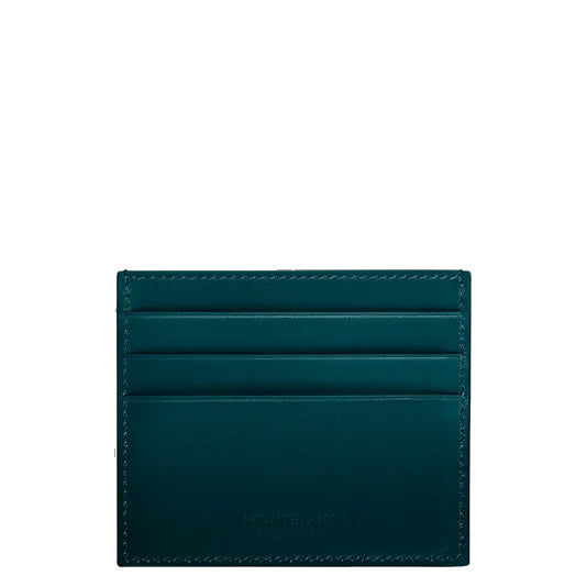 Montblanc card holder 6 compartments Meisterstück cyprus blue 198804