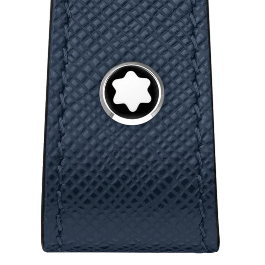 Montblanc Sartorial key fob with ink blue loop 131735