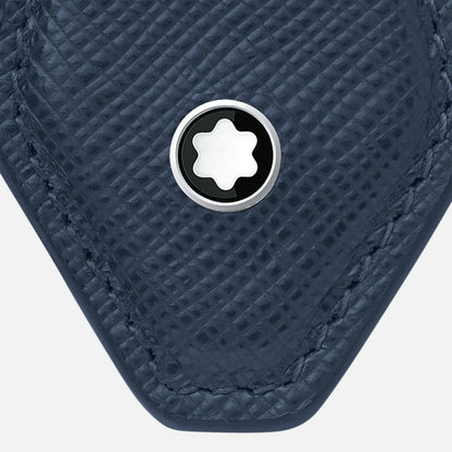 Montblanc Sartorial Ink Blue Diamond-Shaped Keychain 131739