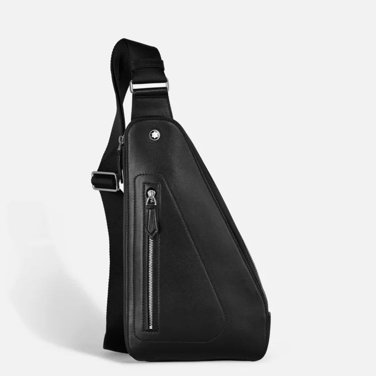 Montblanc Soft Compact Shoulder Bag Black 198742