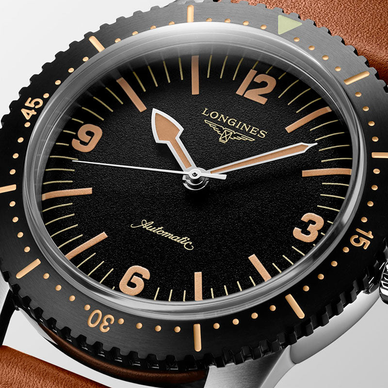 Longines men's watch The Longines Skin Diver Watch 42mm steel automatic L2.822.4.56.2