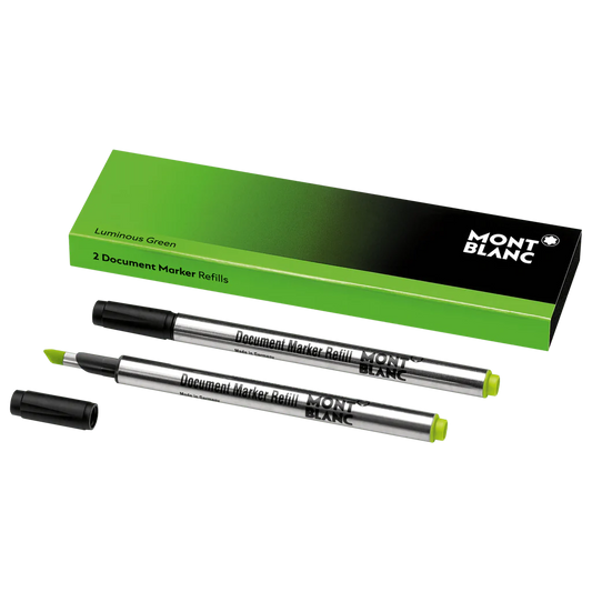 Montblanc 2 refills for Luminous Green document marker 128253