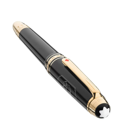 Montblanc Meisterstück Around The World in 80 Days Anthracite Medium Nib Fountain Pen 128472