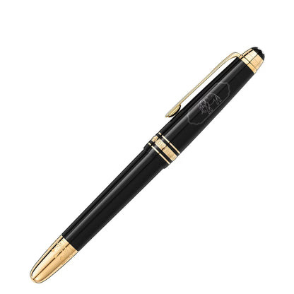 Montblanc Meisterstück Around The World in 80 Days Anthracite Medium Nib Fountain Pen 128472