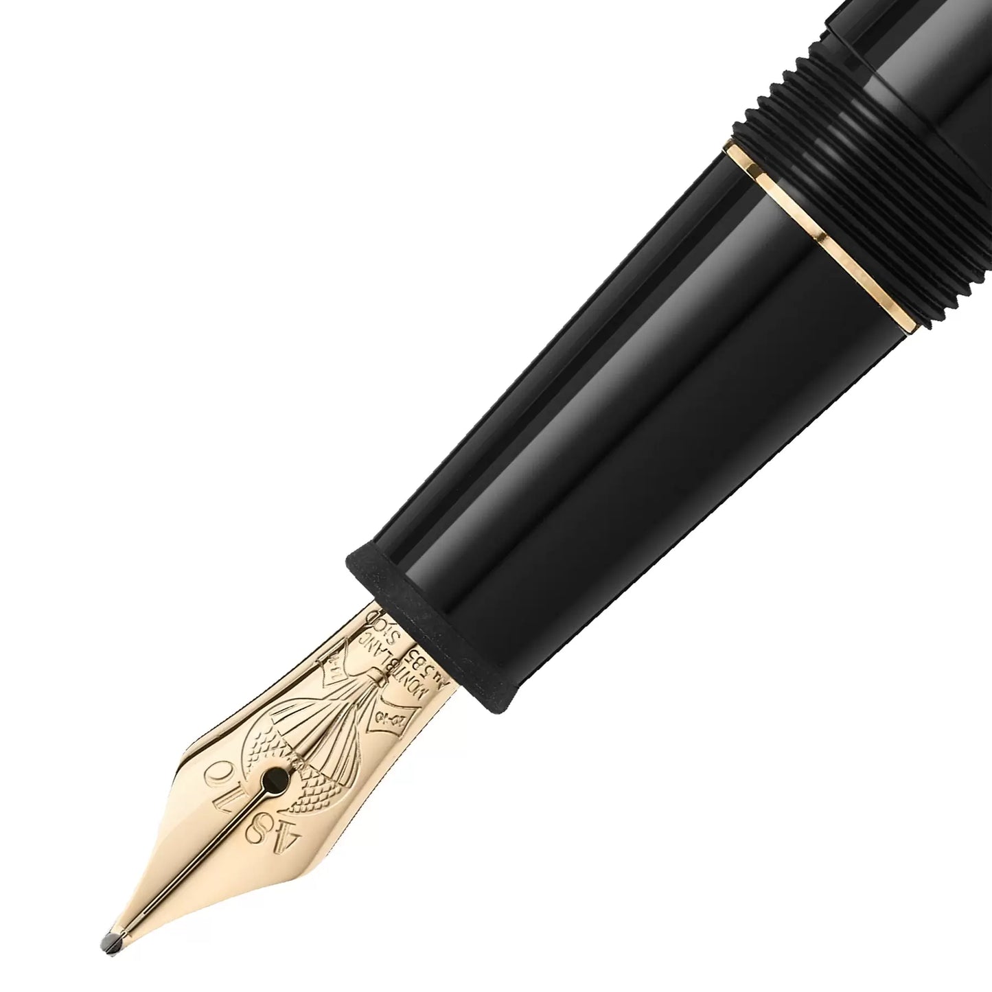 Montblanc Meisterstück Around The World in 80 Days Anthracite Medium Nib Fountain Pen 128472