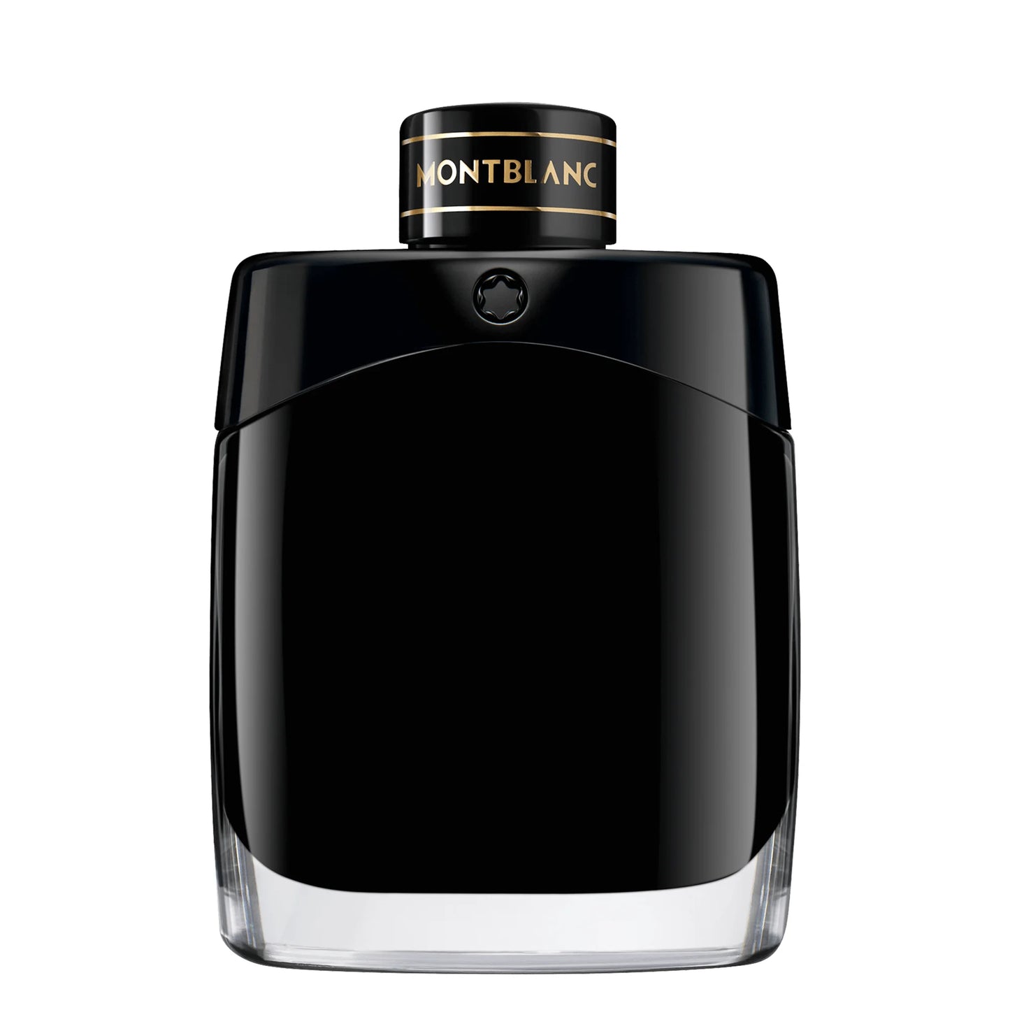 Montblanc Legend Eau de Parfum 100ml glossy black bottle with gold branding on cap for refinement for the active man