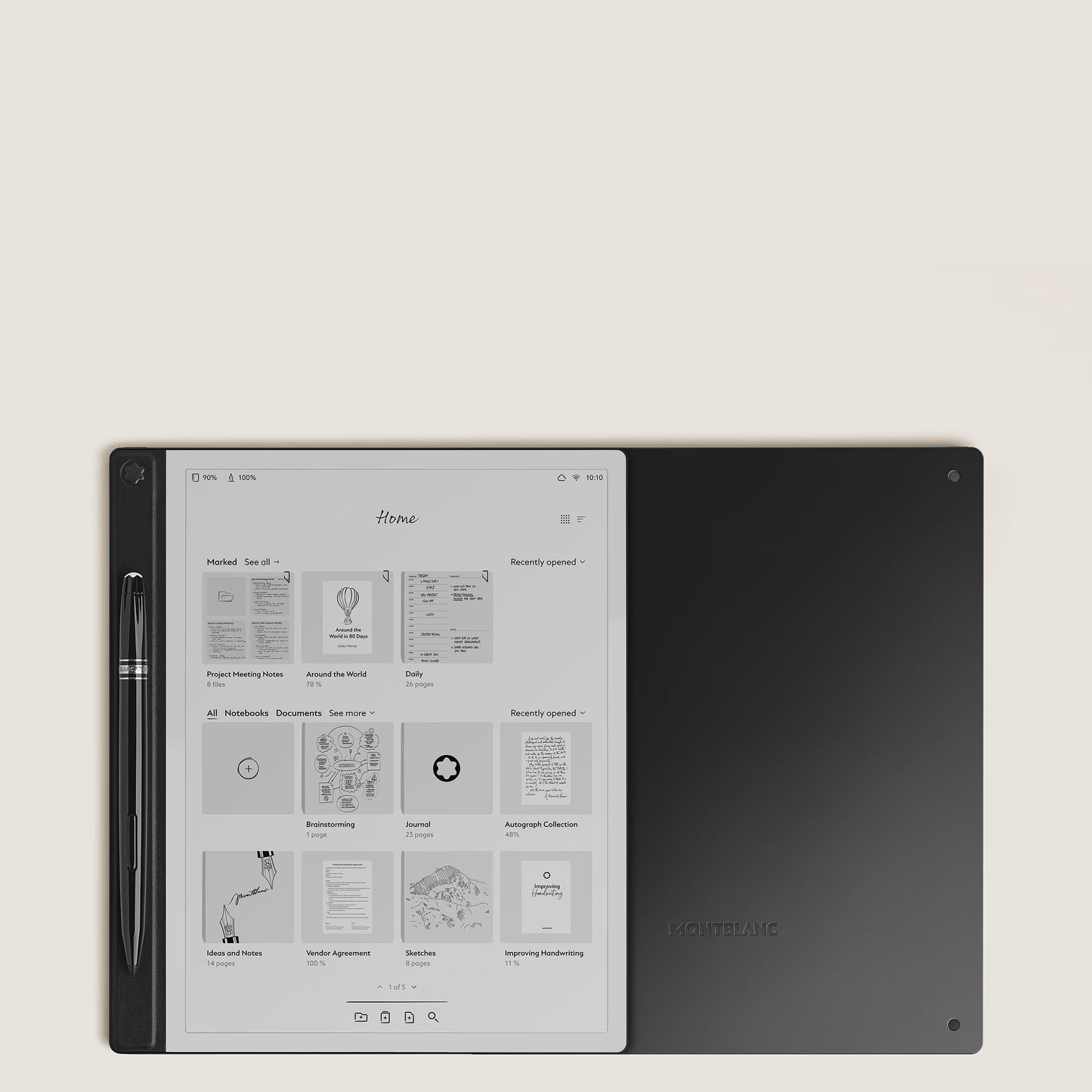Montblanc Digital Paper black 135010