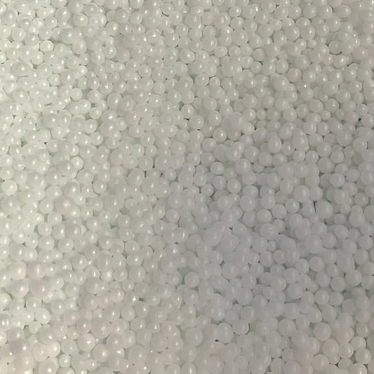 Imbottitura di ricambio con perline in plastica bianca e traslucida per fodera interna con eps nell’imbottitura speciale imbuto