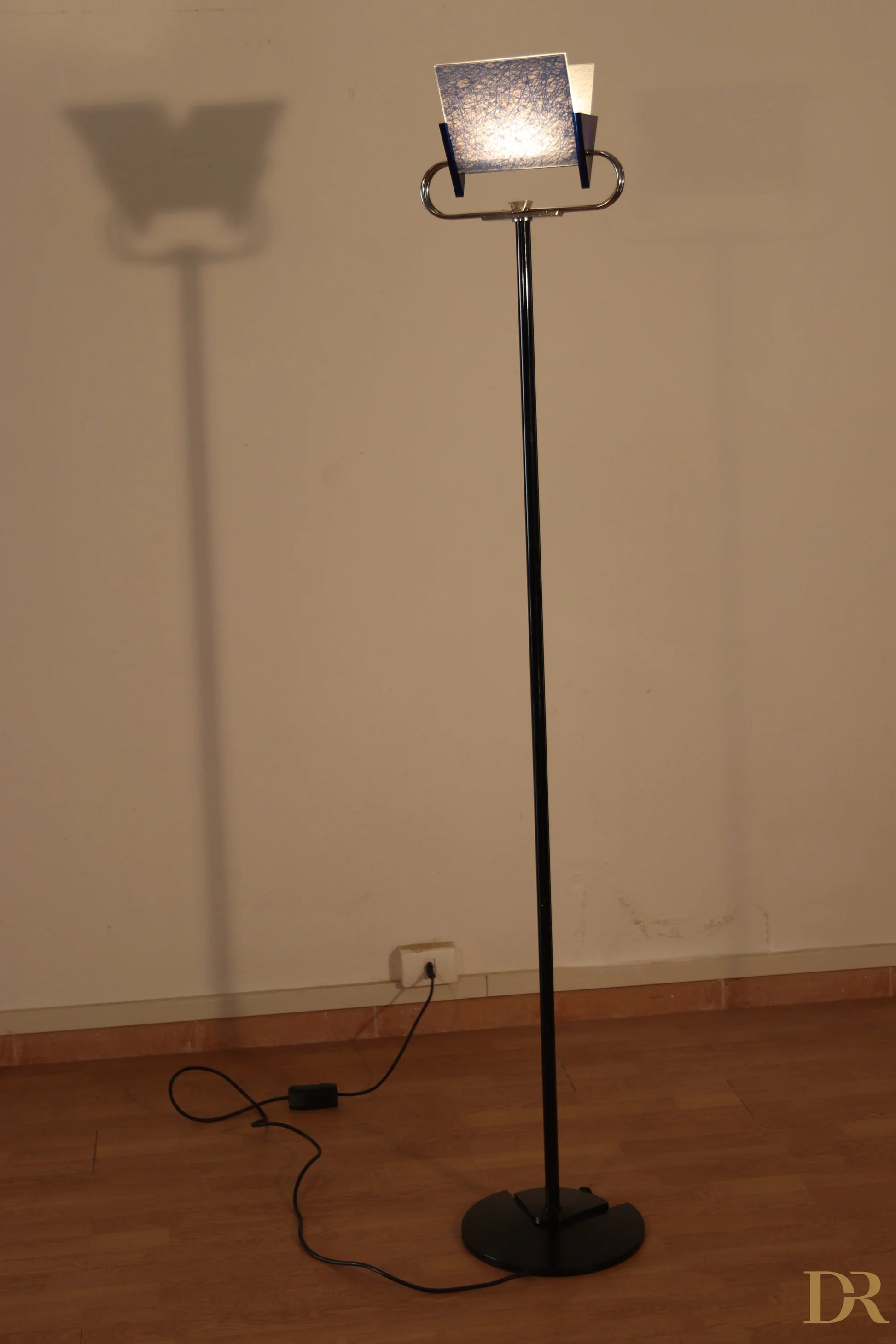 Vintage Triana floor lamp by Arteluce 1985 with Italian postmodernist design by award-winning duo Perry